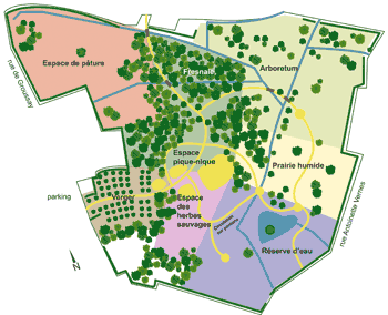 Plan parc nature Groussay