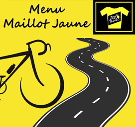 Menu Maillot Jaune Tour de France
