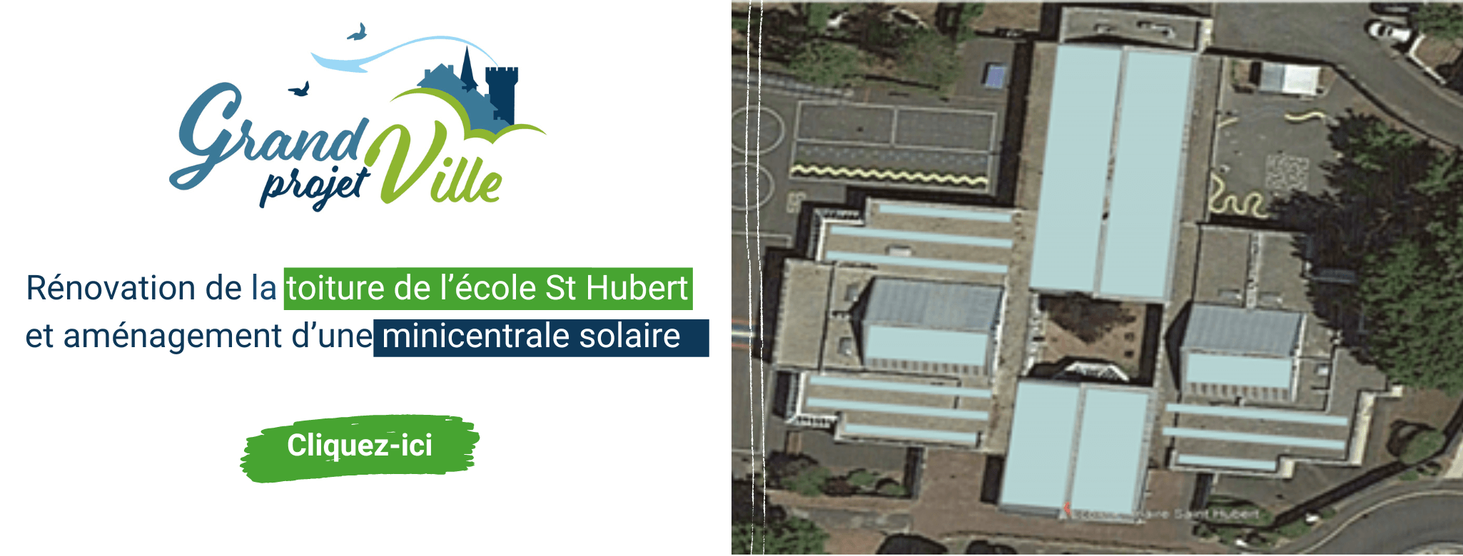 Rénovation énergétique de la toiture de l'école Saint Hubert